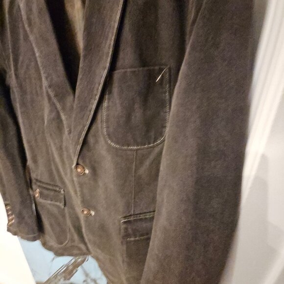 Dark Grey, Tom Hardy, Denim Blazer - Picture 3 of 6